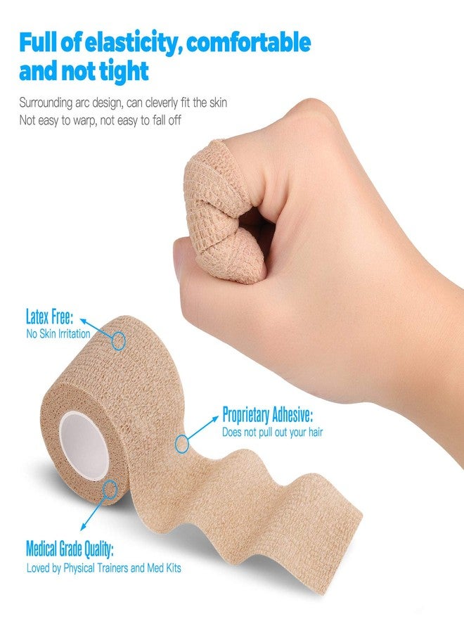 Sanfire Bandage Wrap 16 Pack 2”x 5 Yards Self Adherent Wrap Breathable Self Adhesive Bandage Wrap Rolls Cohesive Bandage Athletic Elastic First Aid Tape for Stretch Athletic, Ankle Sprains, Swelling, Sports - Image 5
