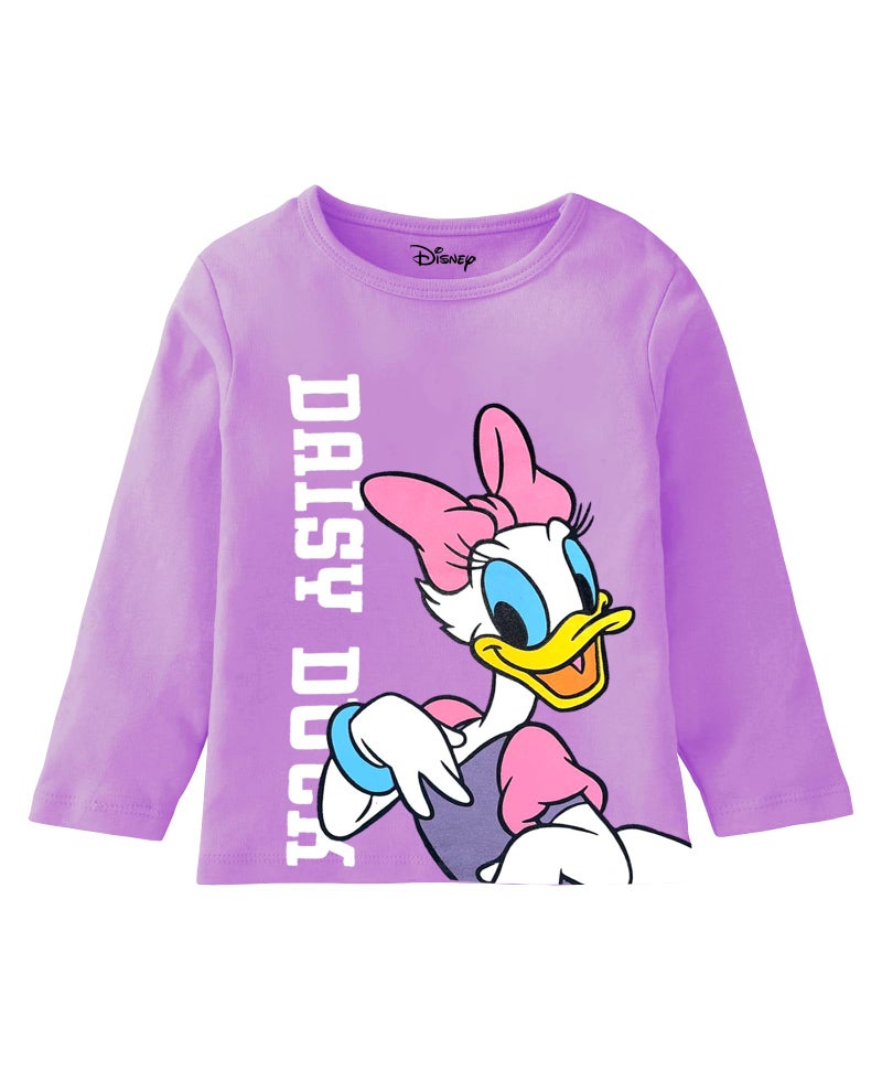 Kuchipoo © Disney Girls Regular Fit Full Sleeves Cotton T-Shirts (DKUC-TSHRT-481, 2-3 Years, Multi-Colored) - Image 5