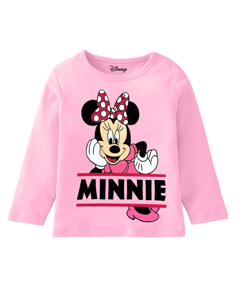 Kuchipoo © Disney Girls Regular Fit Full Sleeves Cotton T-Shirts (DKUC-TSHRT-481, 2-3 Years, Multi-Colored) - Image 3