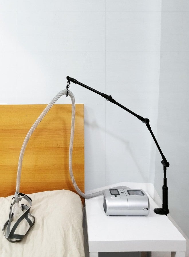 WAHAH حامل خرطوم CPAP القابل للطي من WAHAH المصنوع من الألمنيوم وملحقاته - متعدد الاستخدامات، قابل للتعديل وآمن. تجنب تشابك خراطيم CPAP وملحقات CPAP. - Image 2