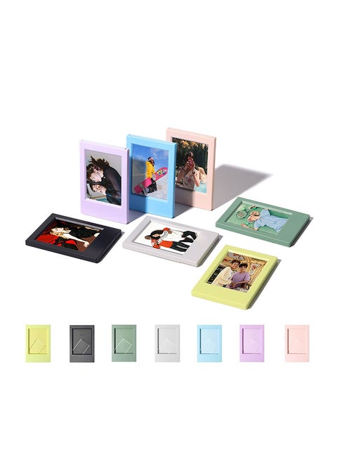 3 Inch Polaroid Instax Mini Photo Frame - Picture Frame Set for Polaroid and Instax Mini Evo/12/11/9/8/7+ Film - Photo Frame for Table Decoration (7 Pack)