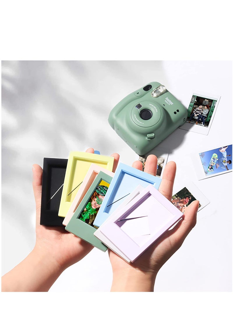 3 Inch Polaroid Instax Mini Photo Frame - Picture Frame Set for Polaroid and Instax Mini Evo/12/11/9/8/7+ Film - Photo Frame for Table Decoration (7 Pack)