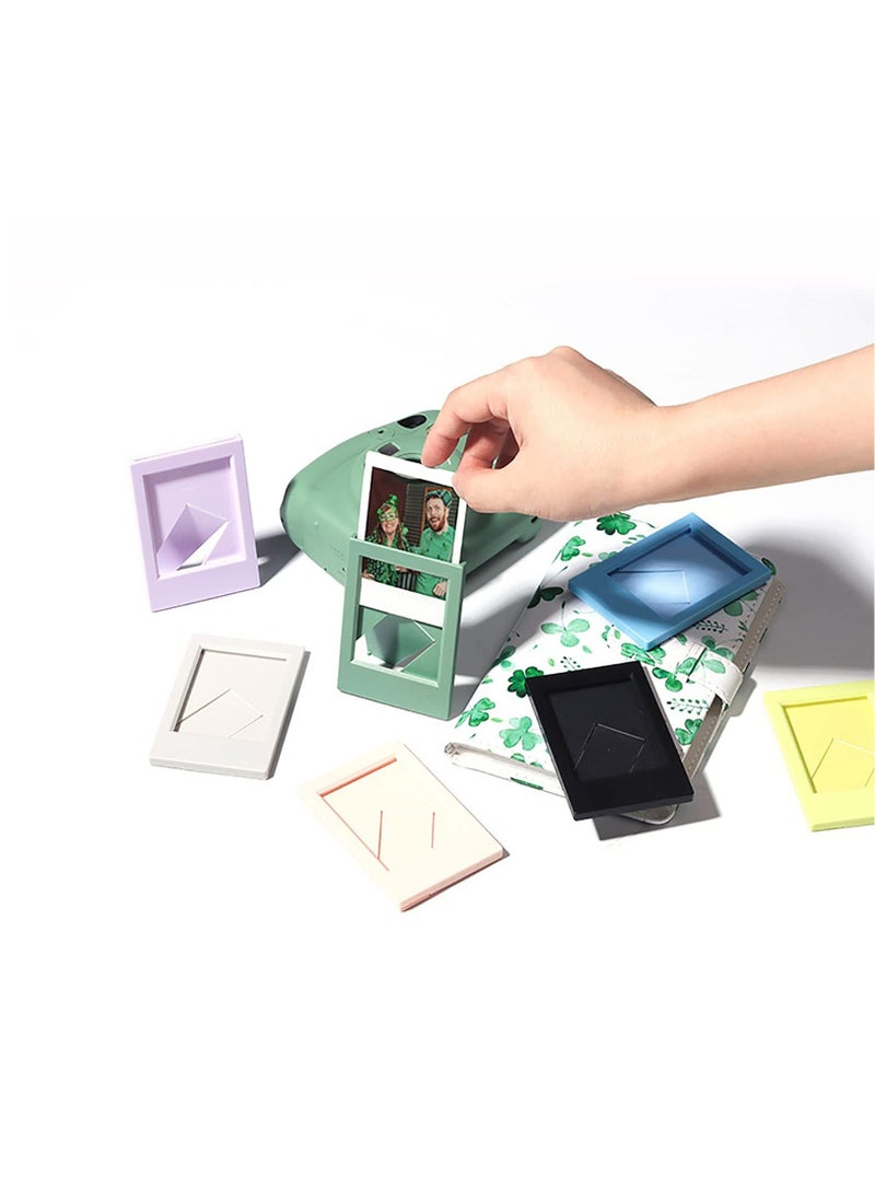 3 Inch Polaroid Instax Mini Photo Frame - Picture Frame Set for Polaroid and Instax Mini Evo/12/11/9/8/7+ Film - Photo Frame for Table Decoration (7 Pack)