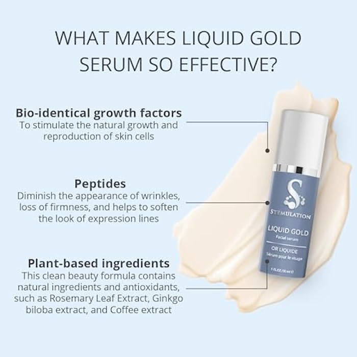 Stemulation Facial Serum - Natural, Botanical Clean Clinical Luxury Skin Care With Age-defying Growth Factors - Image 2