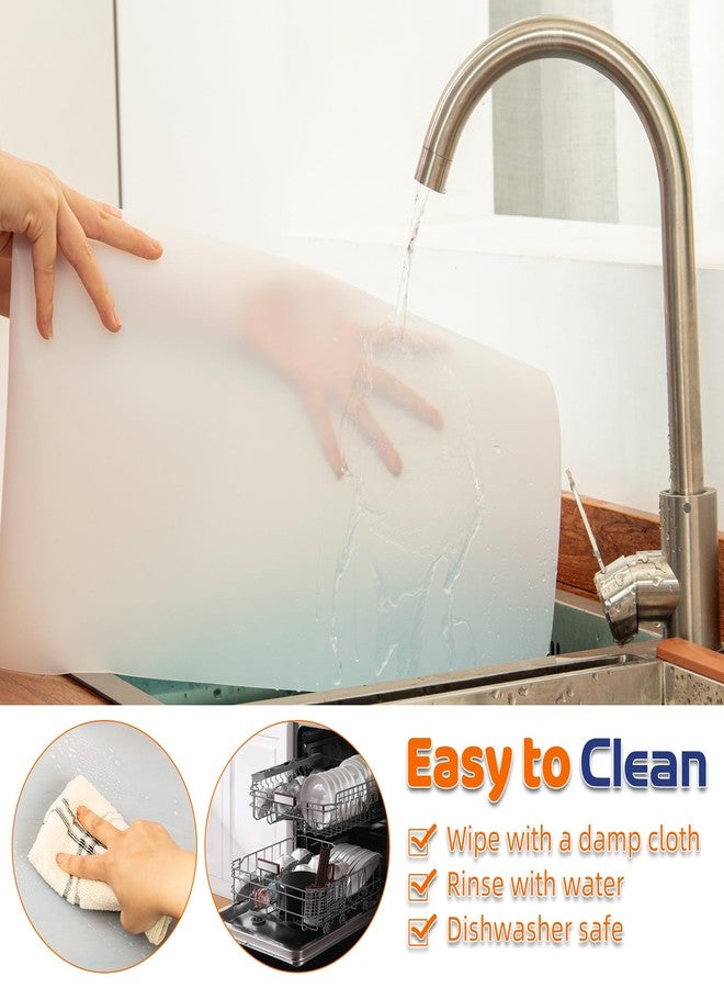 Warome Silicone Mat,78.7”x 23.6” Heat Resistant Mats for Countertop,Extra Large Countertop Protector Mat, Cuttable Kitchen Counter Mat, Silicone Mats for Kitchen Counter/Crafts- White Translucent - Image 5