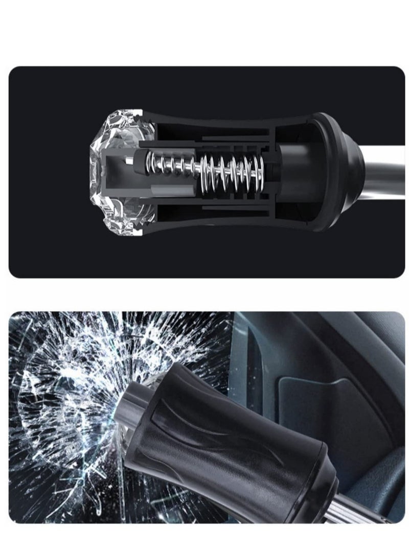 Car Windshield Sun Shade Umbrella with Car Safety Hammer,Bendable Shaft,UV Rays and Heat Sun Visor Protector, Foldable Front Window Sunshade (Extra large (150cm x 85cm)) - Image 4