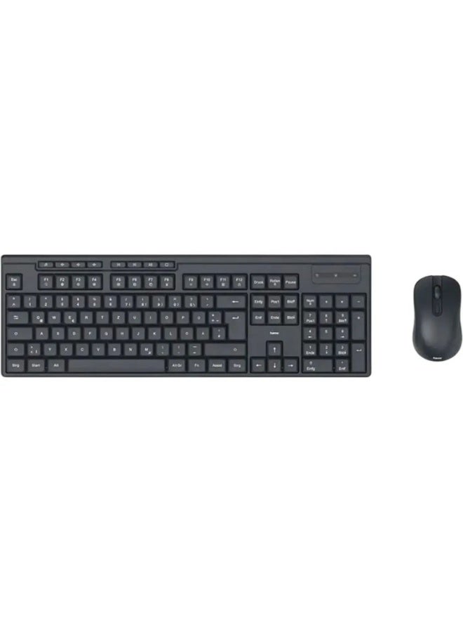 هاما Hama D3173056 Wireless Keyboard/Mouse Combo Black - Image 1
