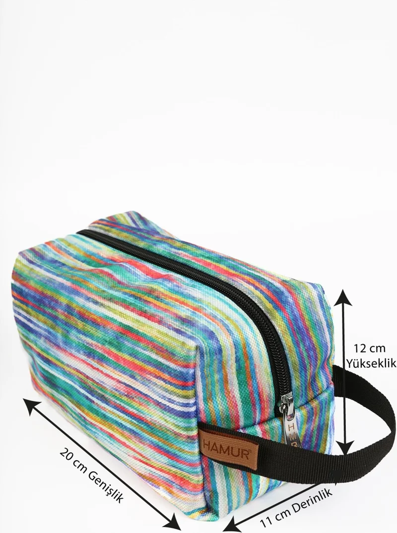 هامور Zippered Dirty Clean and Wet Dry Baby Laundry Clothes Multi-Purpose Makeup Bag BB-504