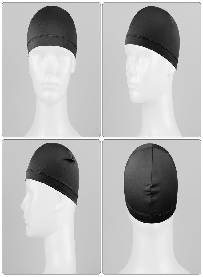 WY LIGHTING LEVEL قطع من قبعات الشعر المموجة للرجال، قبعات دوراج حريرية بشريط مطاطي، قبعات مموجة لتصفيف الشعر بزاوية 360 و540 و720 درجة، دوراج ساتان ناعم ومسامي، قبعات للجنسين، قبعات صوفية، قبعات استحمام (أسود، رمادي داكن، أخضر، أزرق سماوي) - Image 5