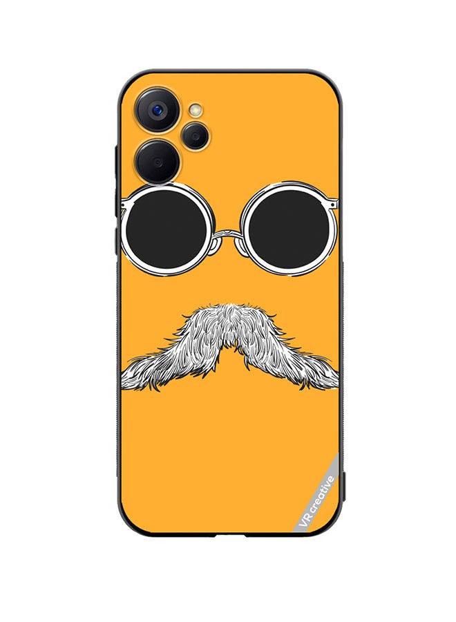 VR CREATIVE Protective Case Cover For Realme 9i 5G Baba Mustaches Design Multicolour - Image 1