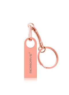 BURAQ MicroDrive 64GB USB 2.0 Metal Waterproof High Speed U Disk(Pink)  - Image 2