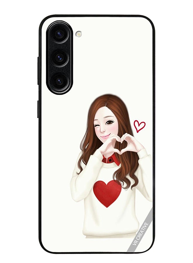 VR CREATIVE Protective Case Cover For Samsung Galaxy S23 Lucy Design Multicolour - Image 1