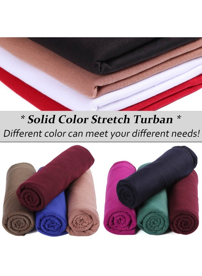 Xtrend - 1 Piece Head Wrap Stretch African Turban For Women Fashion Headwear Extra Long Hair Scarf Caps Bohemian Headwraps Soft Breathable Turbans Tie (Camel) - Image 1