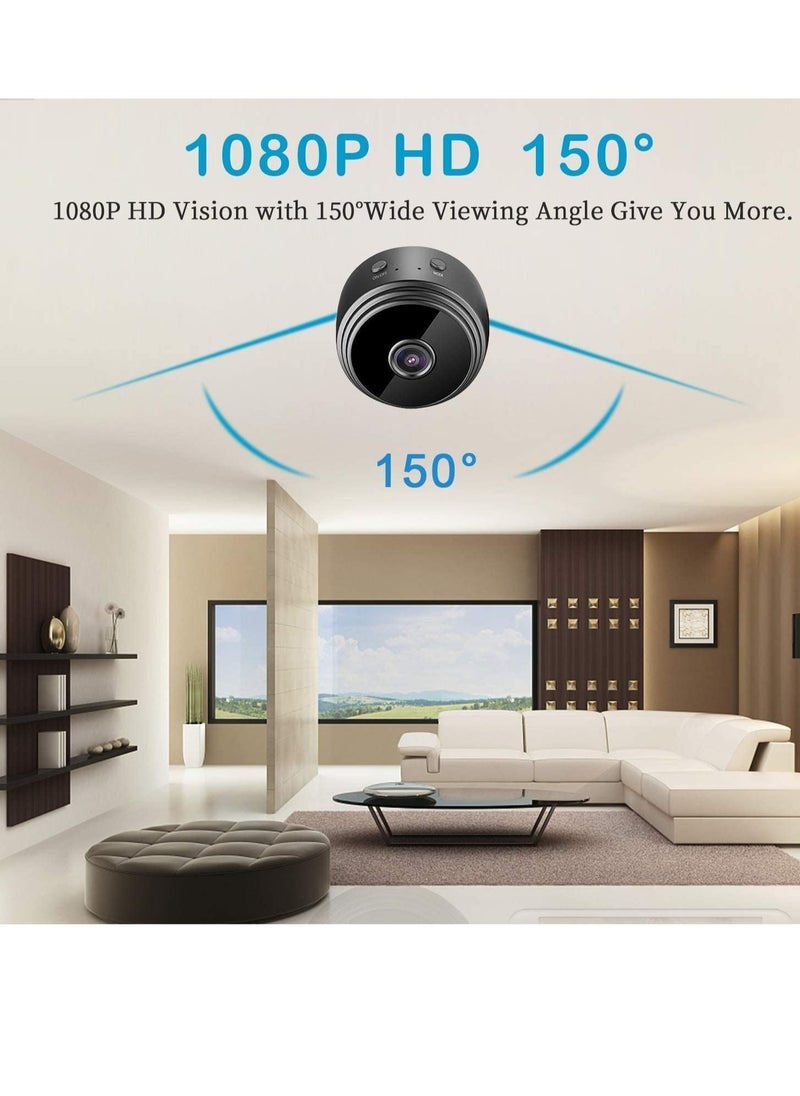 ELTRAZONE - Compact WiFi Hidden Cameras - Wireless Spy Cameras with Live Video Feed, HD 1080P Home Security, Baby Nanny Cam, Mini Smart Cameras with Night Vision - Image 1