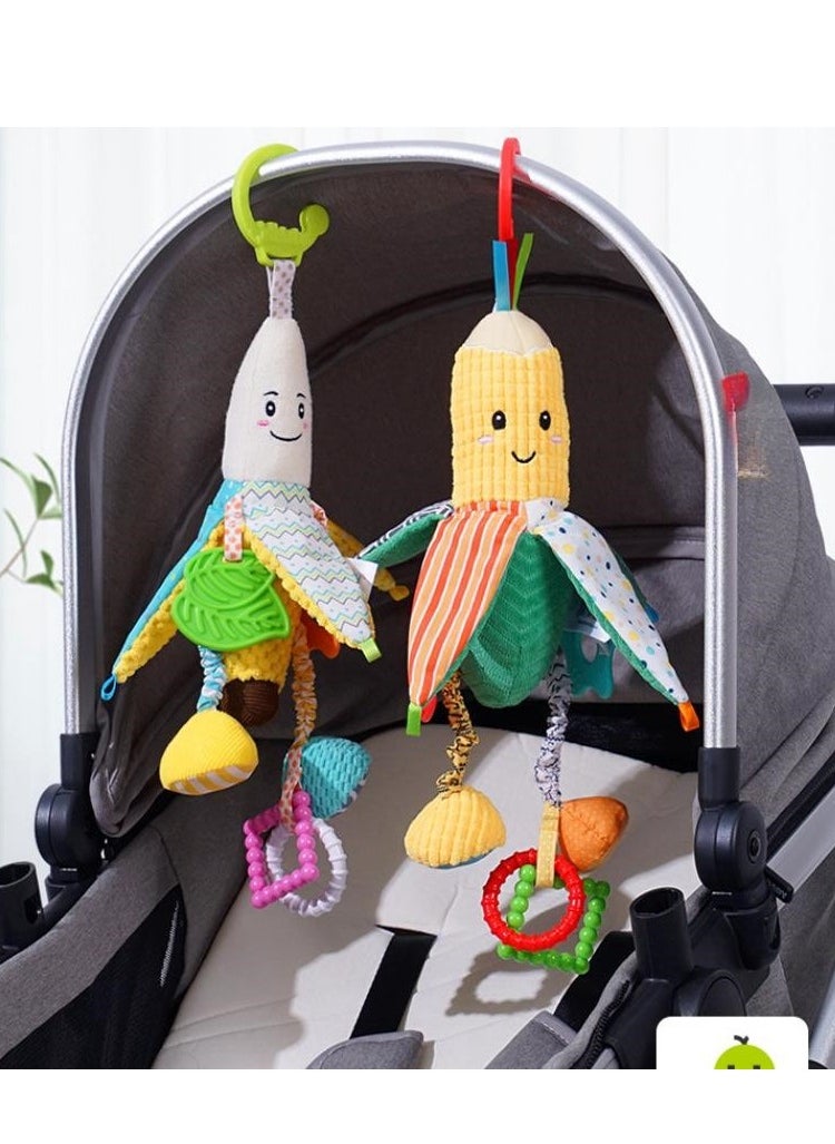 Jollybaby Baby Soothing Toy - Newborn Baby Carriage Pendant - Bed Hanging Ringing Bell - Soothing Puzzle Baby Toy  - Image 3