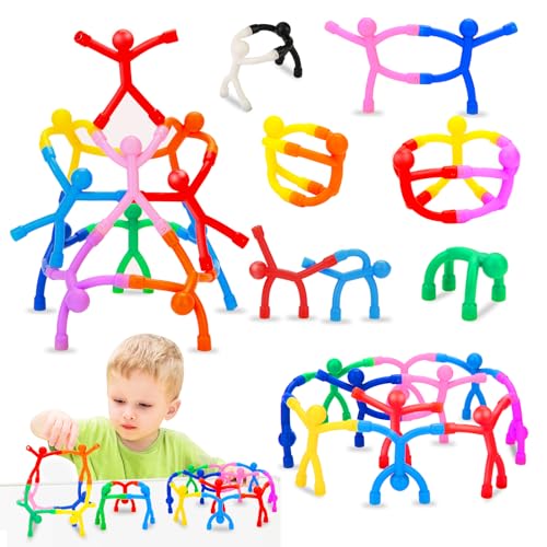 YOTNUS 36Pcs MagneticPeopleMagnetMen Magnetic Travel Toys for Kids Creative Portable and Educational Funny Magnets for Kids Small Toys for Classroom Prizes Easter Egg Stuffers Office - Image 1
