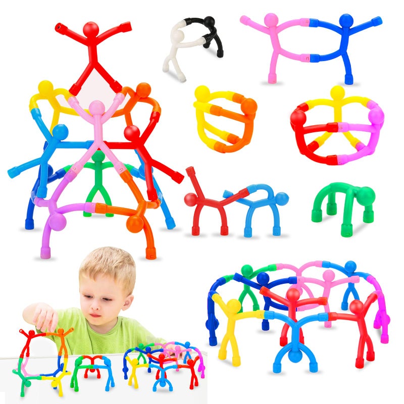 YOTNUS 36Pcs MagneticPeopleMagnetMen Magnetic Travel Toys for Kids Creative Portable and Educational Funny Magnets for Kids Small Toys for Classroom Prizes Easter Egg Stuffers Office - Image 3