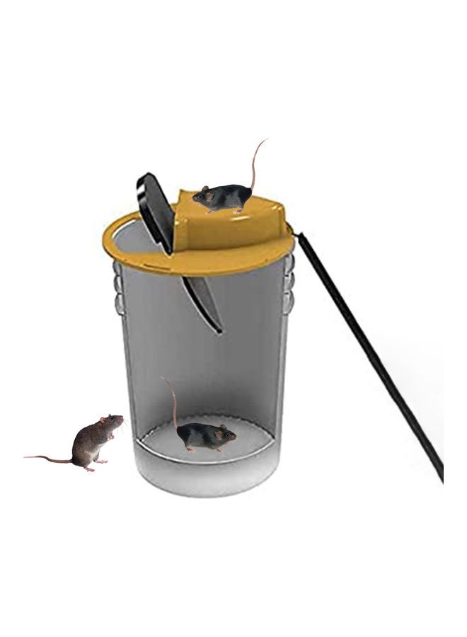 NIBEMINENT Slide Bucket Mouse Trap Walk Yellow/Black  - Image 3