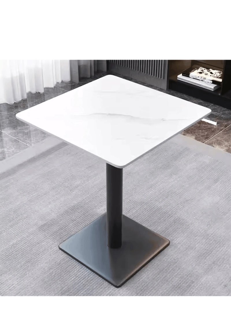 Bourgeois Square Shape Marble Top Metalic Base Cafe Restaurant Table Dining Table - pzsku/ZD9C7BA877AE807D48136Z/45/_/1731929978/801eb0f1-a86c-4f82-85bf-ae661e0a3b39