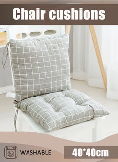 Optico Thicken Chair Cushion, Solid Chair Seat Cushion Chair Pad Pillow Seat Soft Tatami Floor Cushion Square Floor Chair Seat Pads Pillows Meditation Pillow Solid Thicken Cushion Corduroy Tatami Floor Cushion Reading Cushion Pad  - Image 1