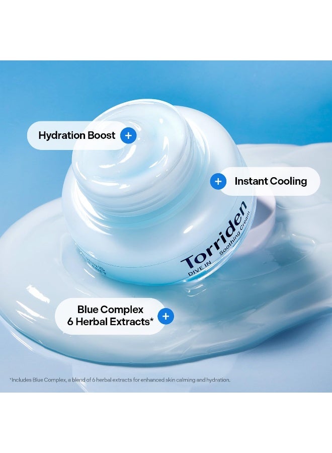 Torriden Dive-In Low Molecular Hyaluronic Acid Soothing Gel Cream 100Ml – Deep Hydration 5D Hyaluronic Acid Moisturizer, Lightweight Water Gel For Sensitive Skin, 3.38 Fl Oz - Image 3
