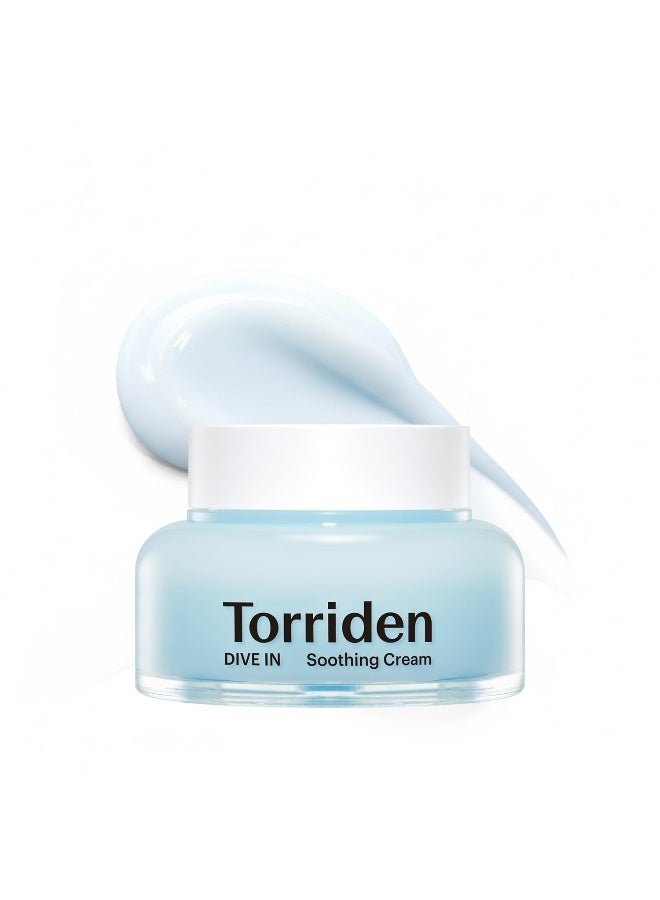 Torriden Dive-In Low Molecular Hyaluronic Acid Soothing Gel Cream 100Ml – Deep Hydration 5D Hyaluronic Acid Moisturizer, Lightweight Water Gel For Sensitive Skin, 3.38 Fl Oz - Image 1