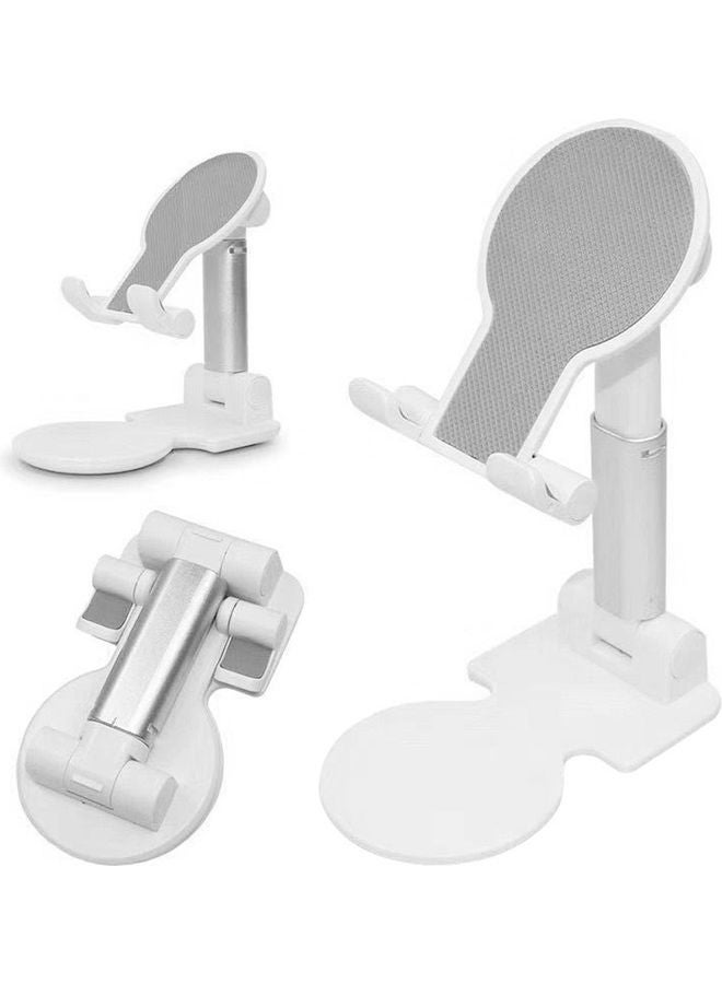 NIBEMINENT Foldable Desktop Smartphone Bracket Holder White - Image 1