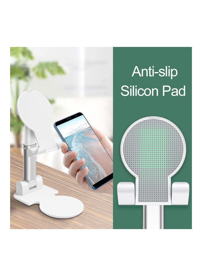 NIBEMINENT Foldable Desktop Smartphone Bracket Holder White - Image 3