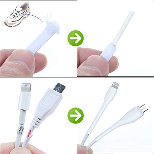 XHF 205 PCS Length 3.5" White 3:1 Waterproof Automotive Electrical Heat Shrink Tubing Assortment Kit Large Size Marine Grade Adhesive Lined Tube, Insulation Sealing - Image 3