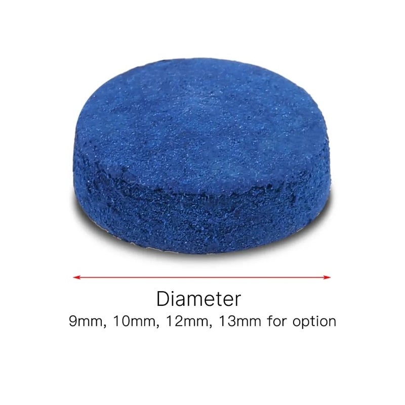 JBB Combo of Snooker Billiard Elk Master Pool Cue Tip 9 mm with Glue Gel - Image 3