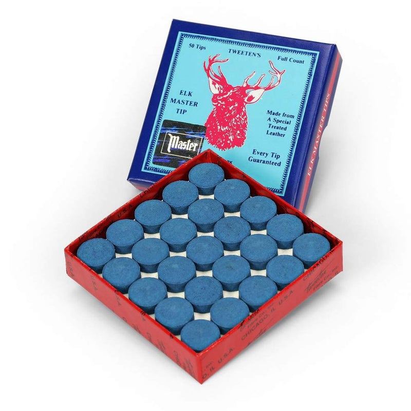 JBB Combo of Snooker Billiard Elk Master Pool Cue Tip 9 mm with Glue Gel - Image 1