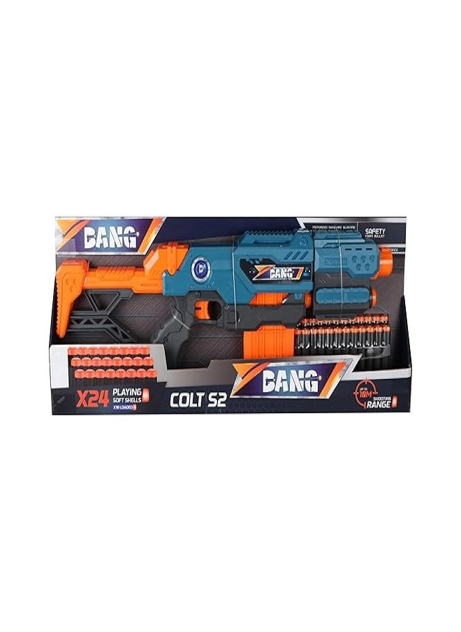 Bang Bang - Colt S2 Manual Soft Gun, 24 Bullet  - Image 1