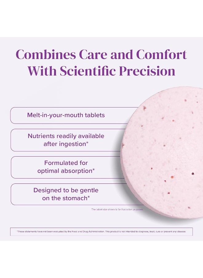 BariMelts B12 Plus, Dissolvable Bariatric Vitamins, Natural Cherry Flavor, 90 Fast Melting Tablets - Image 4