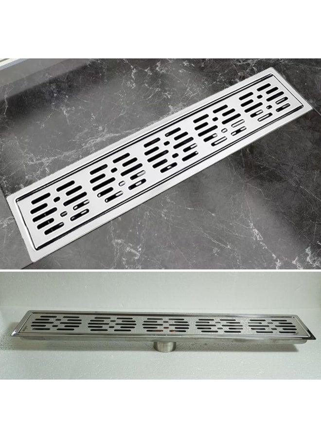 MODI Stainless Steel Shower Linear Drain - 60x10cm - Image 5