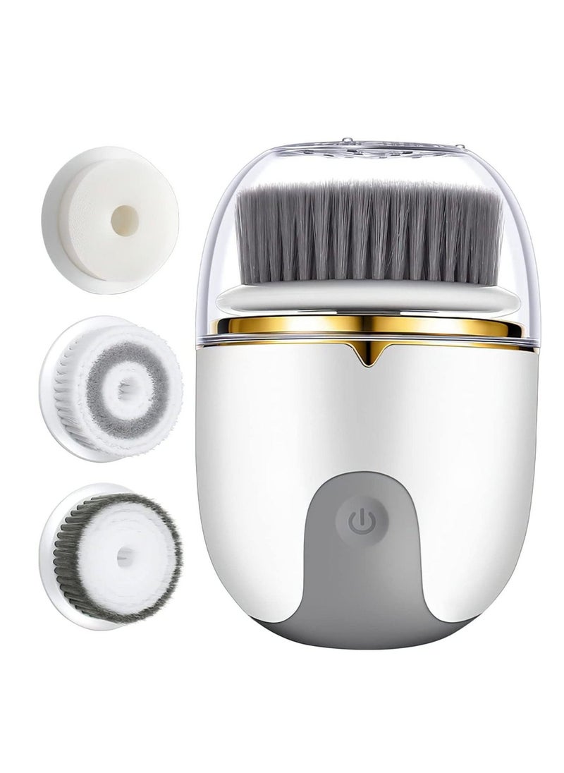 Furtey Facial Cleansing Brush Rechargeable Exfoliating Deep Cleaning Electric Wash Waterproof Small Portable Face Cleanser Brush Face Scrubber for Women Men Deep Skin Cleaning  - Image 1