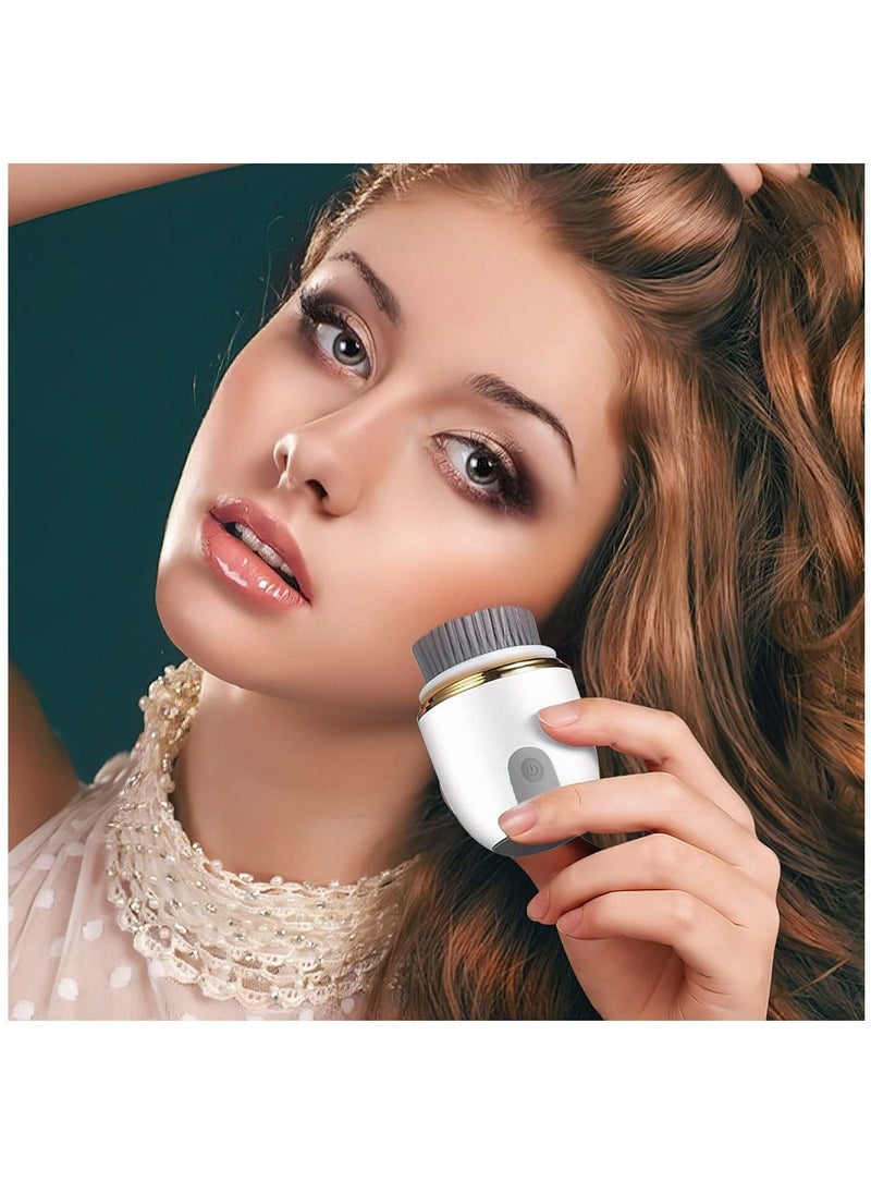 Furtey Facial Cleansing Brush Rechargeable Exfoliating Deep Cleaning Electric Wash Waterproof Small Portable Face Cleanser Brush Face Scrubber for Women Men Deep Skin Cleaning  - Image 2