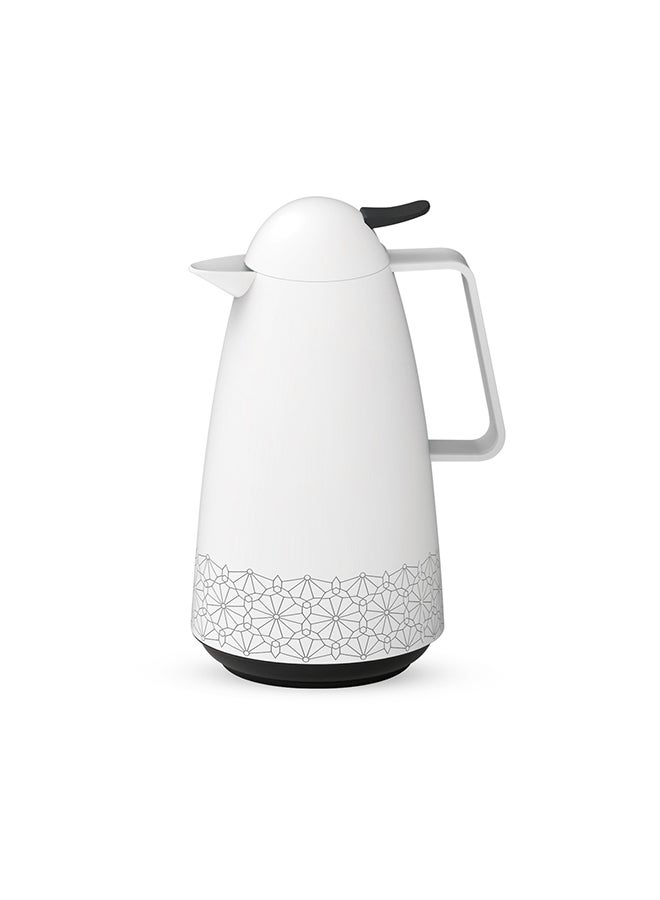 Royalford 1000ml Vacuum Flask RF12301 With Pink Glass Inner and PP Outer Body Keeps Your Drinks Hot or Cold, Asbestos-Free and Hygienic Leak-Proof and Portable Design Multicolor 1000ml - Image 2