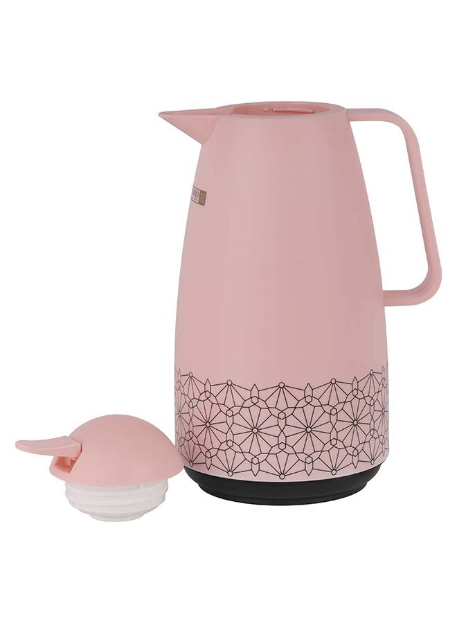 Royalford 1000ml Vacuum Flask RF12301 With Pink Glass Inner and PP Outer Body Keeps Your Drinks Hot or Cold, Asbestos-Free and Hygienic Leak-Proof and Portable Design Multicolor 1000ml - Image 4