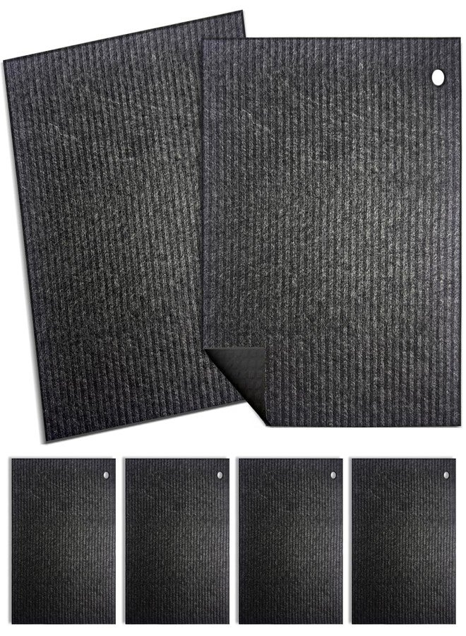 Spunspon 6 - Pack Swedish Kitchen Dish Cloths - Reusable Paper Towels for Counters & Dishes - Eco Friendly Cellulose Sponge Cloth - Assorted (Black) - Image 1