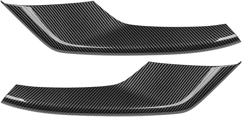 Yurefax Carbon Fiber Fog Light Lamp Cover Trim for Mazda 3 Axela - Image 1