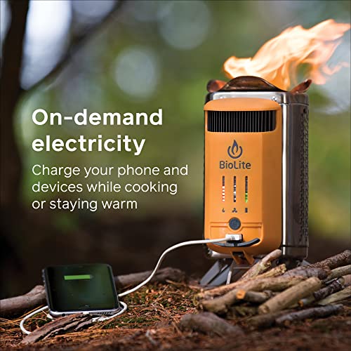 BioLite CampStove 2+ Wood Burning, Electricity Generating & USB Charging Camp Stove, Stove Only - Image 2