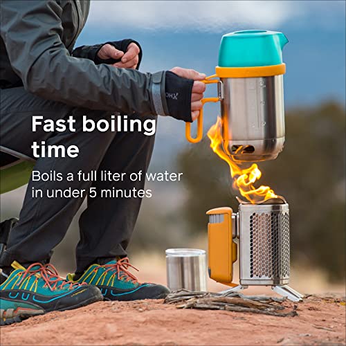BioLite CampStove 2+ Wood Burning, Electricity Generating & USB Charging Camp Stove, Stove Only - Image 4