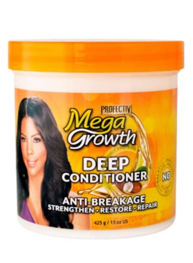 بروفيكتيف ميجا جروث بلسم عميق 425 جم مضاد للتكسر لتقوية وترميم الشعر بزيت الزيتون وزبدة الشيا