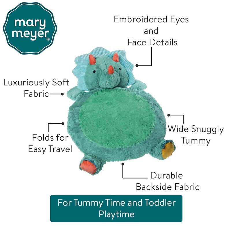 Mary Meyer Bestever Baby Mat Cushioned Tummy Time Floor Play Mats for Babies and Toddlers 31 x 23Inches Pebblesaurus Dinosaur - Image 3