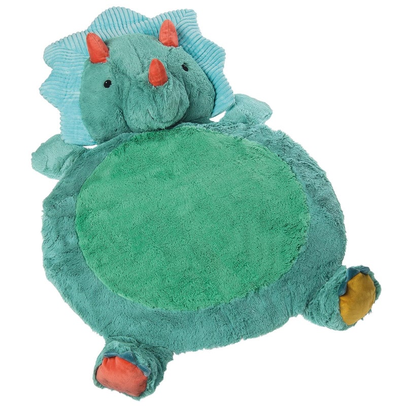 Mary Meyer Bestever Baby Mat Cushioned Tummy Time Floor Play Mats for Babies and Toddlers 31 x 23Inches Pebblesaurus Dinosaur - Image 1