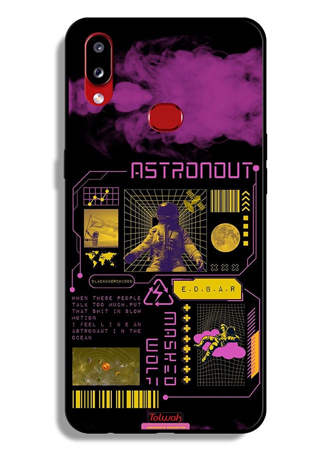 Tolwak Samsung Galaxy A10s Protective Case Cover Astronaut Sticker - Image 1
