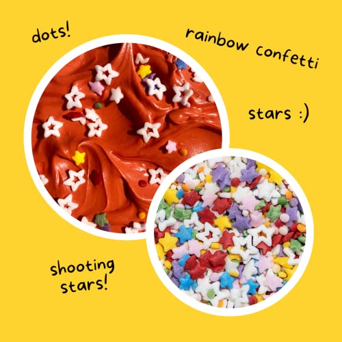 Supernatural Rainbow Starfetti Natural Star Sprinkles  No Artificial Dyes Soy Free Gluten Free Vegan 3oz - Image 5