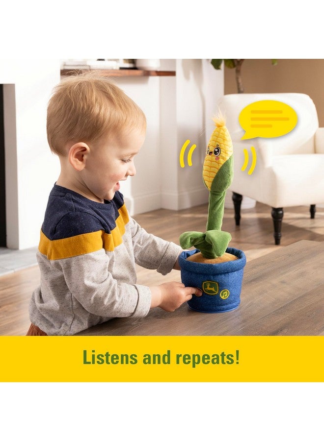 John Deere Toys - Corny Dancer Interactive Plush Toy - Dancing Baby Musical Toy Repeats What You Say and Plays Music - Soft Baby Sensory Toys - Ages 2 Years and Up - Image 3