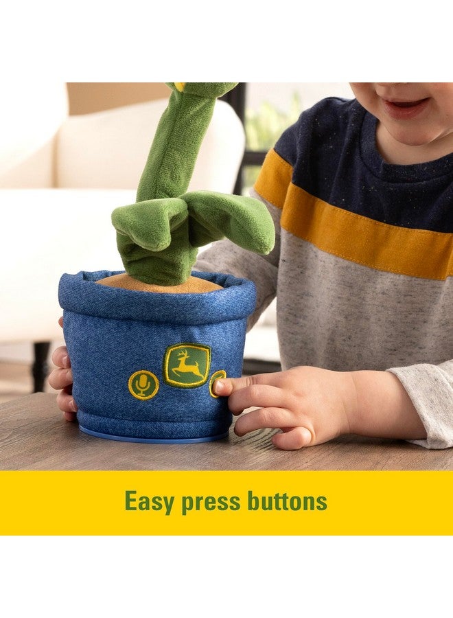 John Deere Toys - Corny Dancer Interactive Plush Toy - Dancing Baby Musical Toy Repeats What You Say and Plays Music - Soft Baby Sensory Toys - Ages 2 Years and Up - Image 4