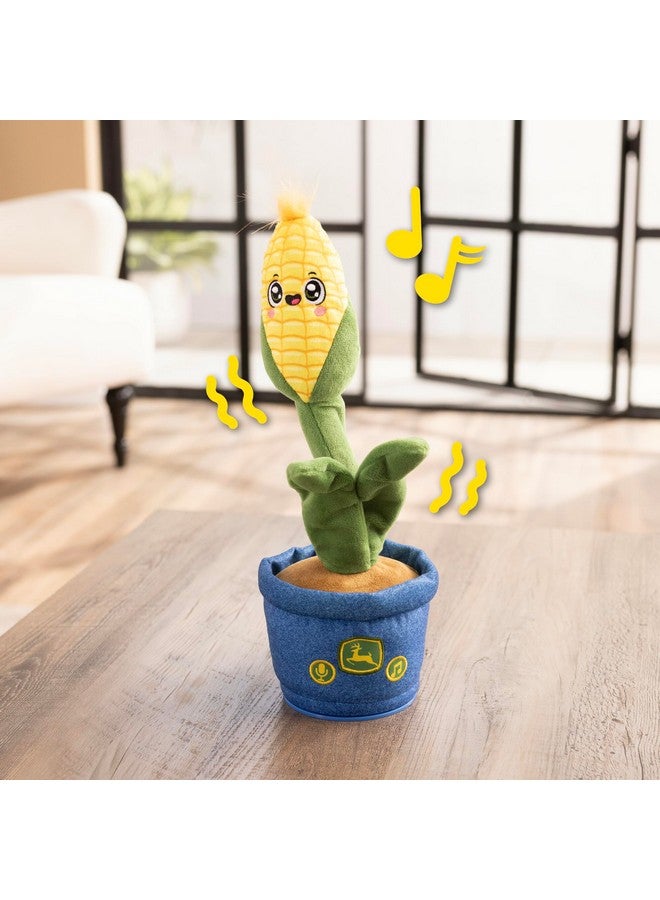 John Deere Toys - Corny Dancer Interactive Plush Toy - Dancing Baby Musical Toy Repeats What You Say and Plays Music - Soft Baby Sensory Toys - Ages 2 Years and Up - Image 5